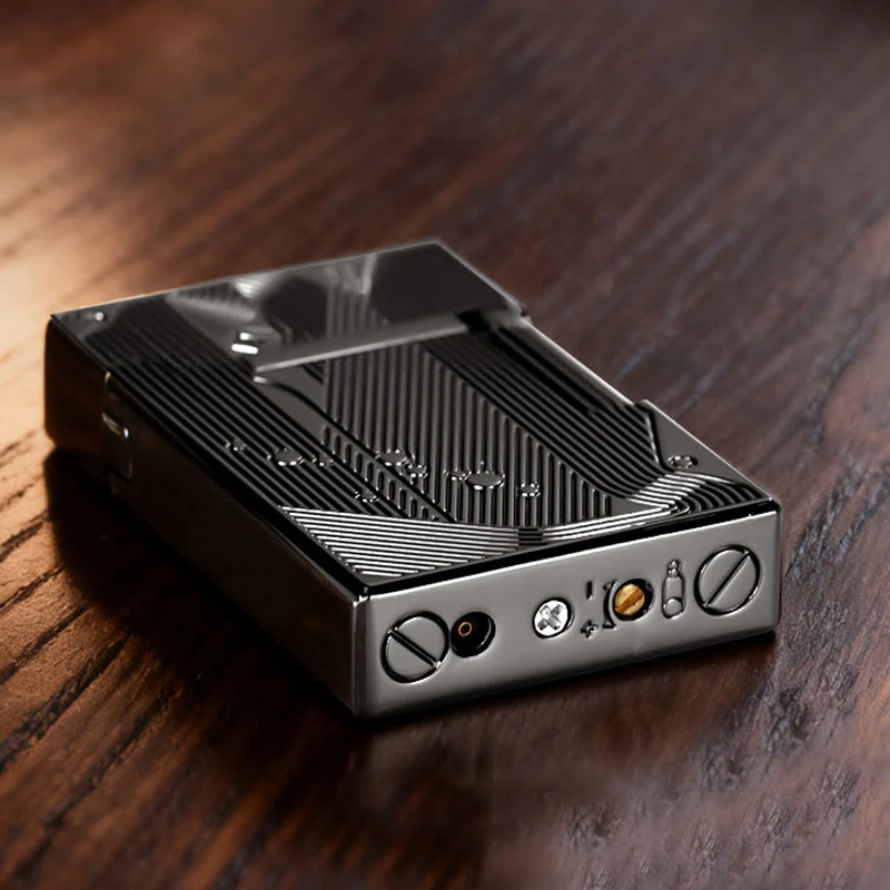 Luxury Line Carving Alloy Butane Lighter - Image 4