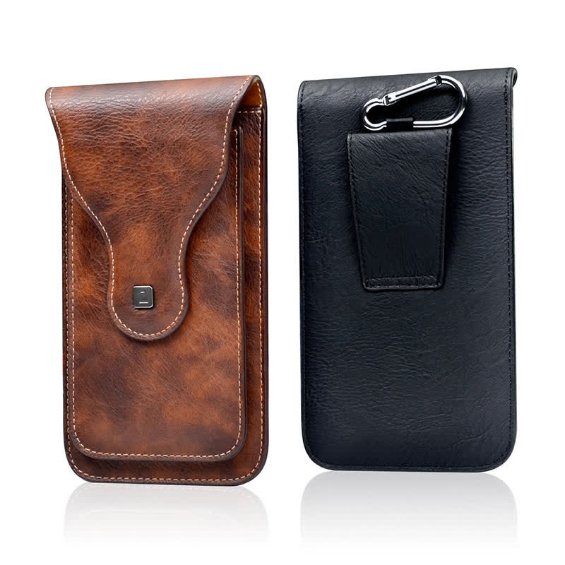 Magnetic Clip Double-layer Mobile Phone Case Belt Bag - Image 13