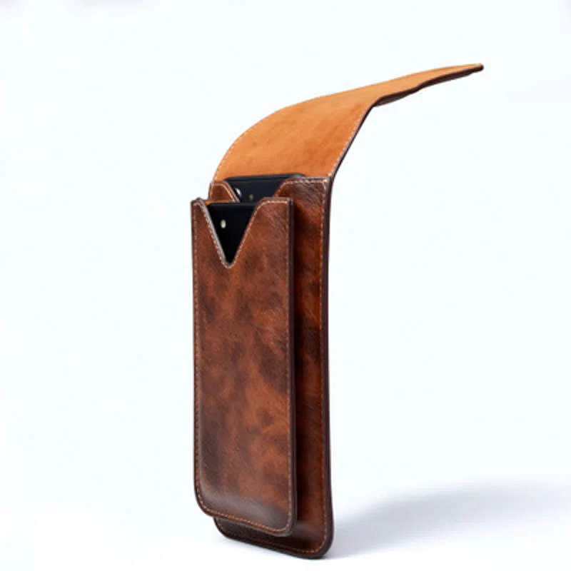 Magnetic Clip Double-layer Mobile Phone Case Belt Bag - Image 5