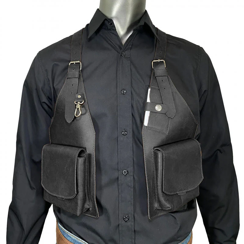 Medieval Style Large-Pocket Wallet Armpit Shoulder Bag - Image 3
