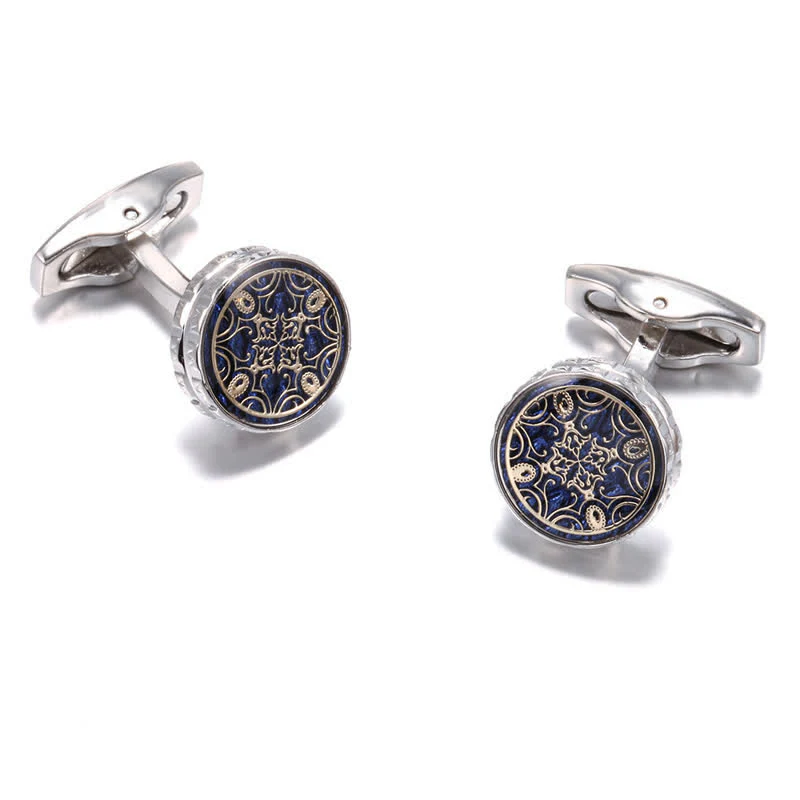 Men's 1 Pair Novelty Floral Pattern Design Cufflinks