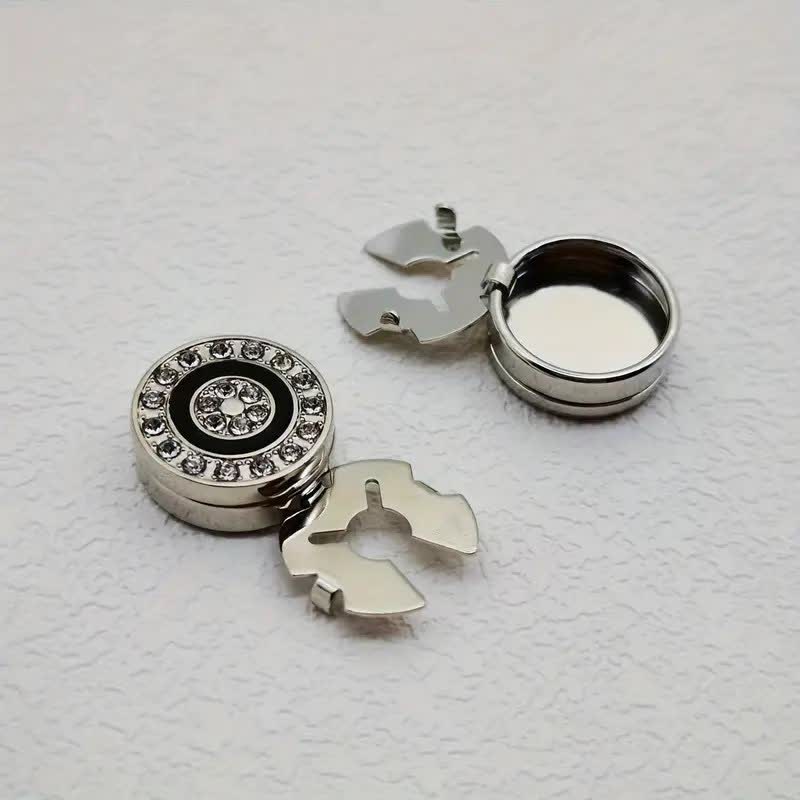 Men's 1 Pair Novelty Snap-On Elegant Button Covers Set Cufflinks - Image 10