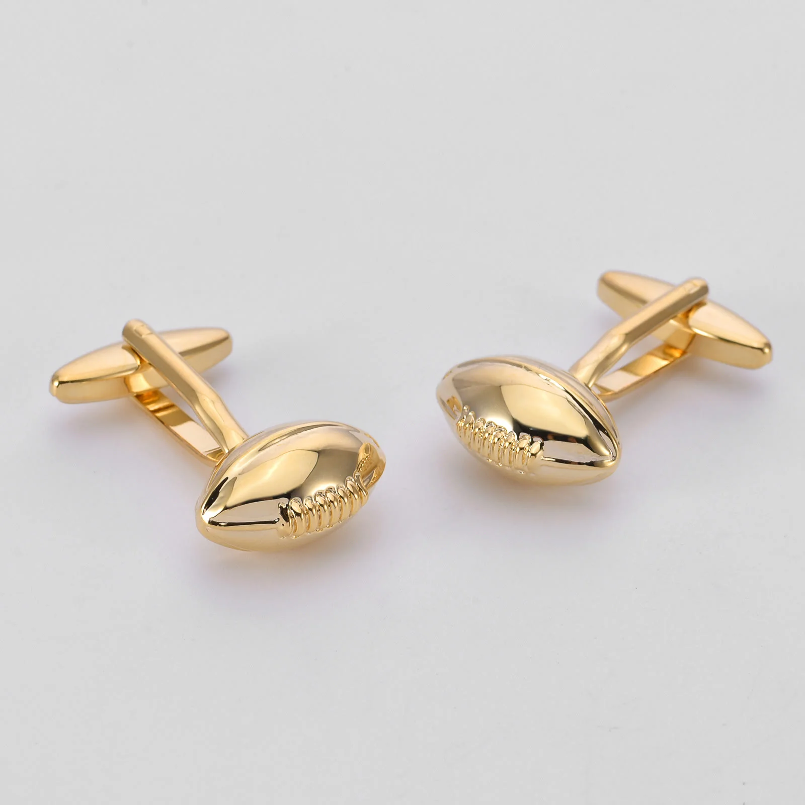 Men's 1 Pair Rugby Time Button Covers Set Cufflinks - Image 10