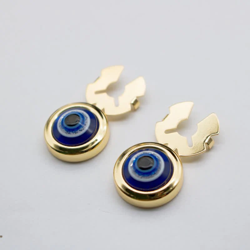 Men's 1 Pair Snap-On Baroque Resin Button Covers Set Cufflinks - Image 14