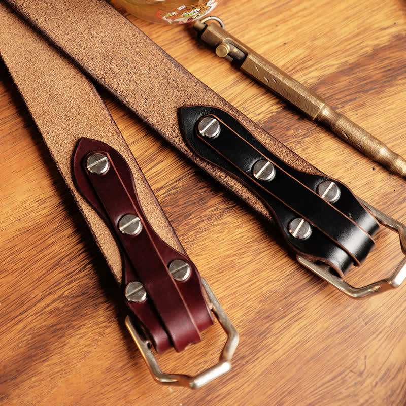 Men's Adventure Western Cavalry Leather Belt - Image 22