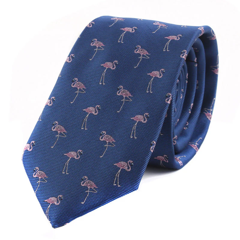 Men's Animals Poker Motifs Necktie - Image 2