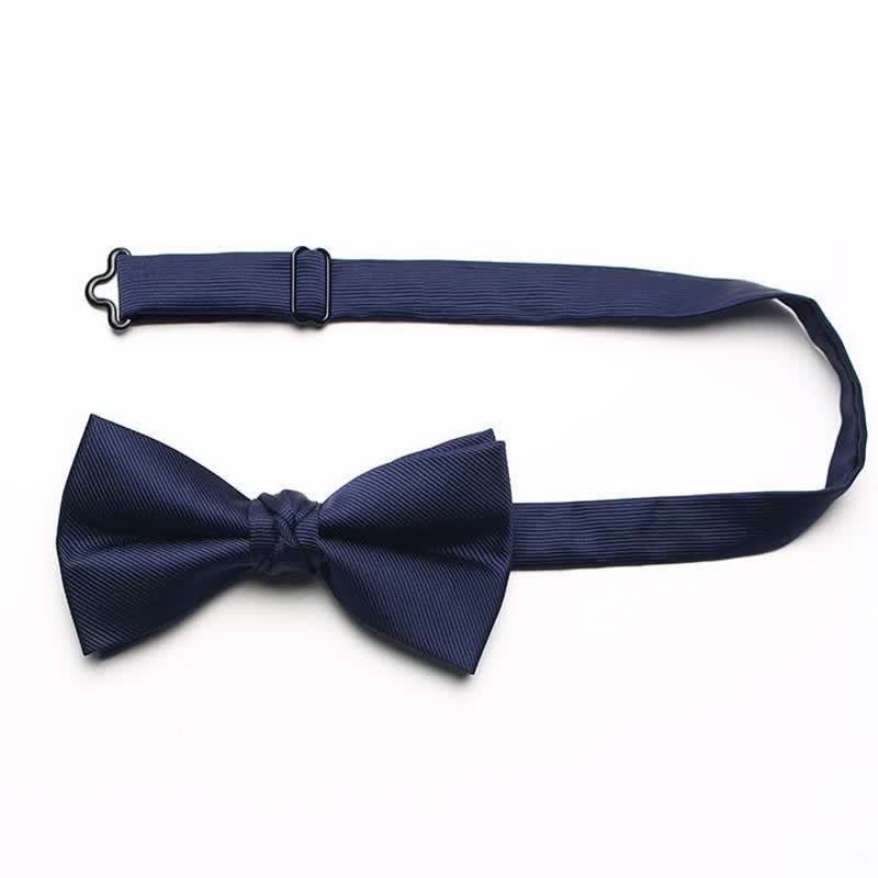 Men's Antique Yarn-dyed Jacquard Bow Tie - Image 29