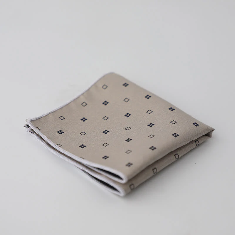 Men's Artsy Floral Leave Pattern Pocket Square - Image 13