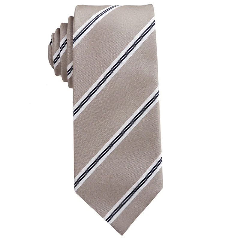 Men's Beige Versatile Multi-Pattern Neckties - Image 4