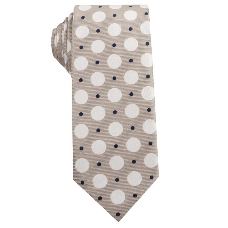 Men's Beige Versatile Multi-Pattern Neckties - Image 5