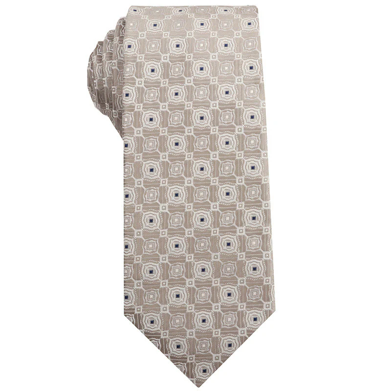 Men's Beige Versatile Multi-Pattern Neckties - Image 8