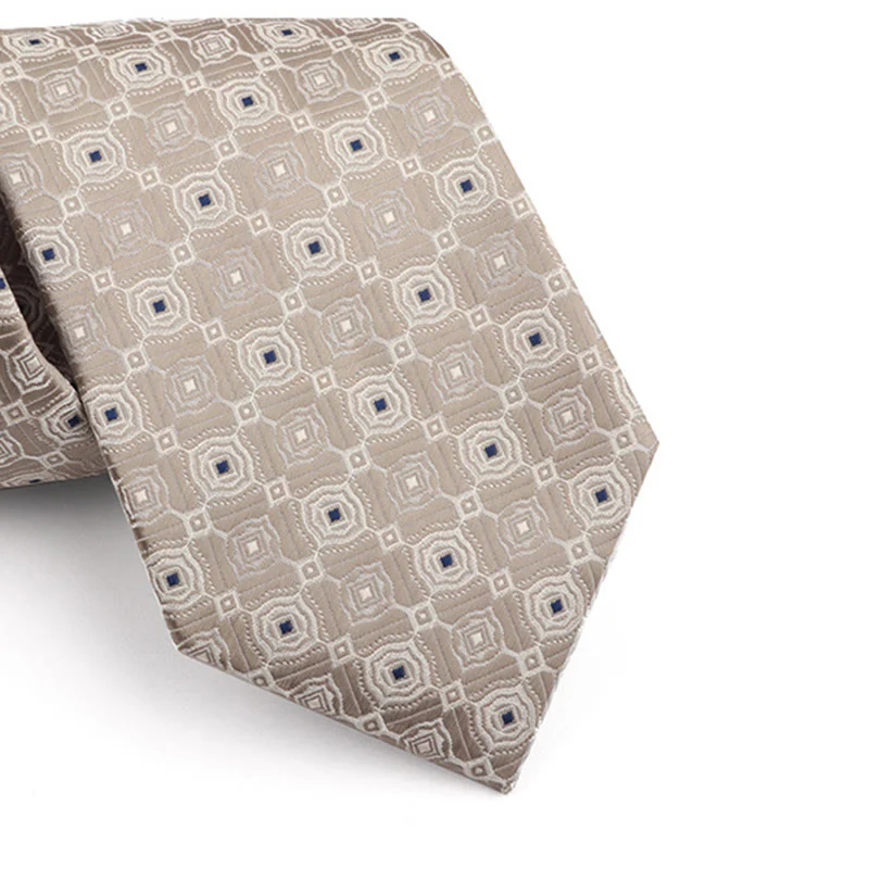 Men's Beige Versatile Multi-Pattern Neckties - Image 9