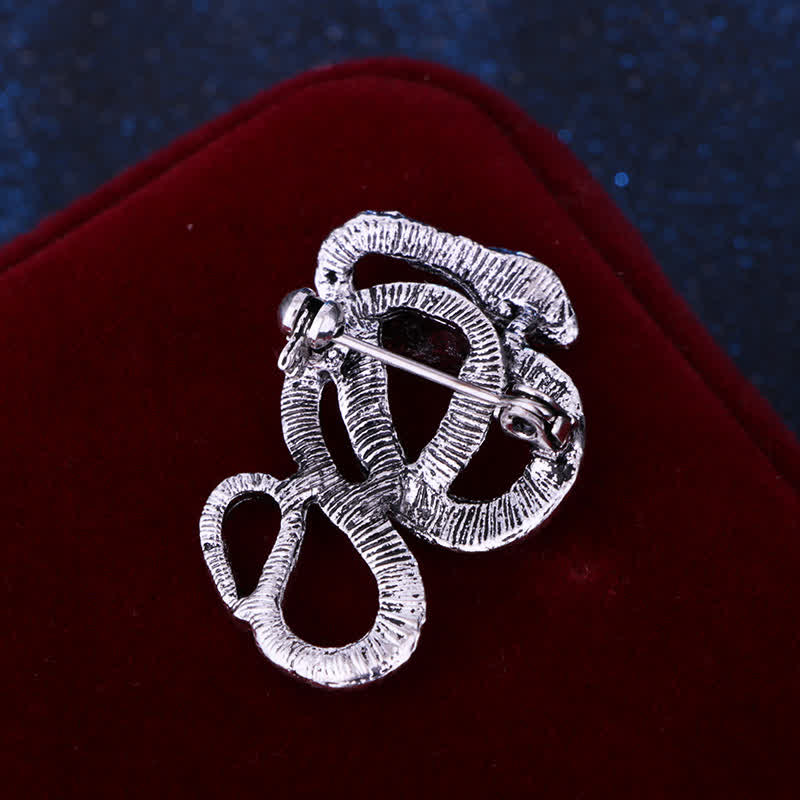 Men's Bending Creep Cobra Snake Brooch - Image 13