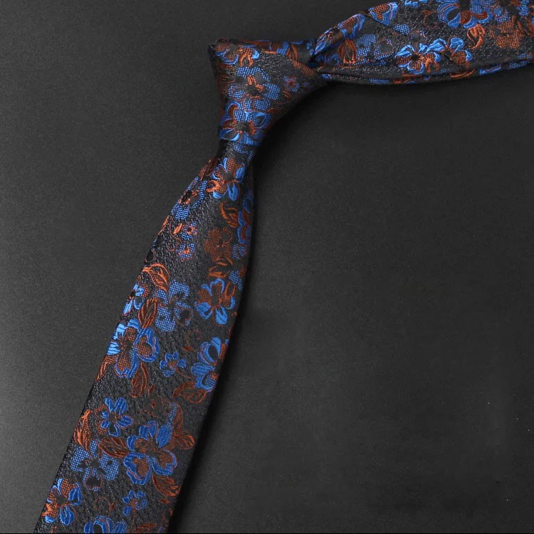 Men's Blooming Flowers Tender Pattern Necktie - Image 7