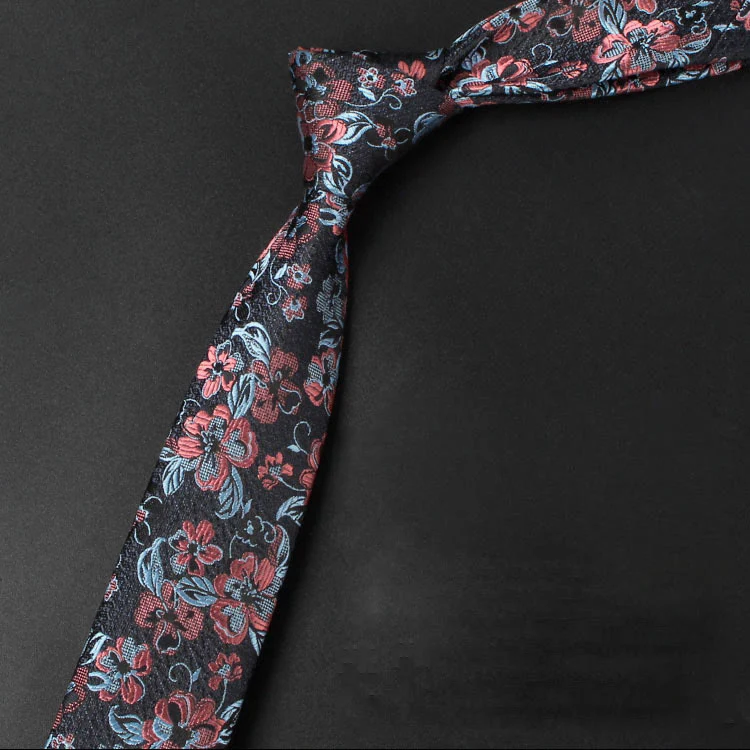 Men's Blooming Flowers Tender Pattern Necktie - Image 8