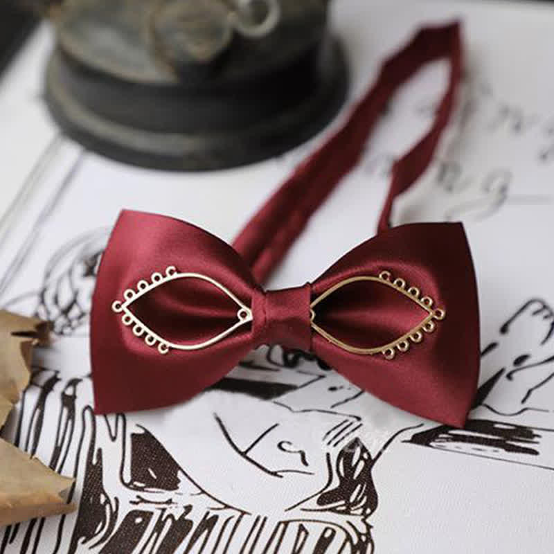 Men's Boldness Golden Eyes Bow Tie - Image 6