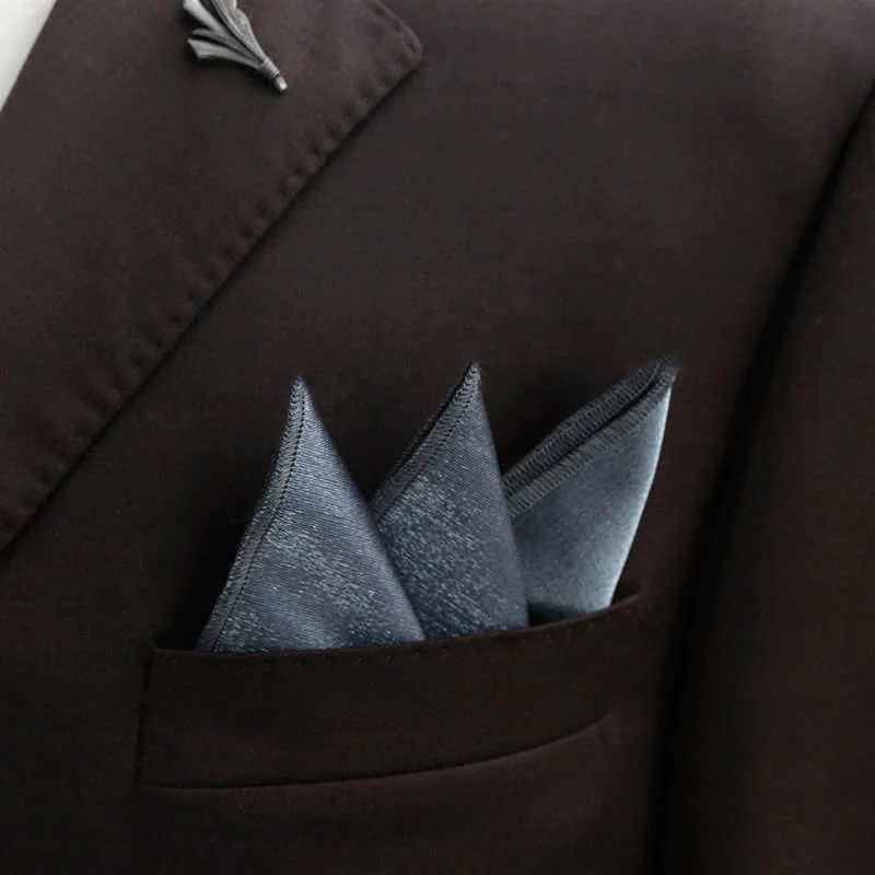 Men's Bright Double-Layered Solid Color Bow Tie - Image 36
