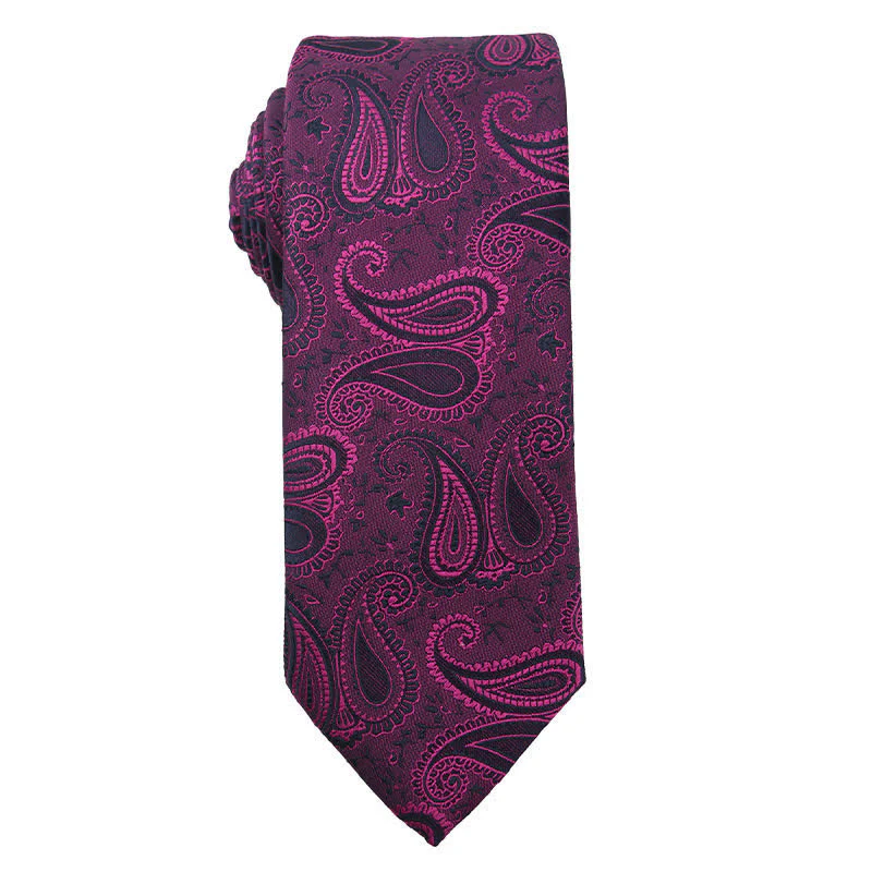 Men's Bright Purple Series Evening Dress Accessories Necktie - Image 10