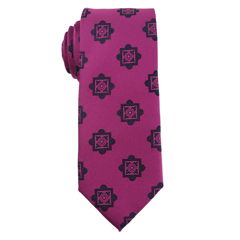 Men's Bright Purple Series Evening Dress Accessories Necktie - Image 3