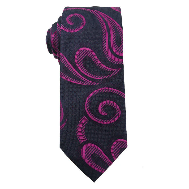 Men's Bright Purple Series Evening Dress Accessories Necktie - Image 4
