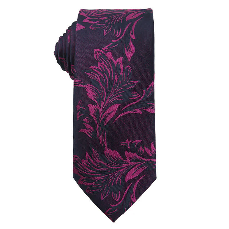 Men's Bright Purple Series Evening Dress Accessories Necktie - Image 8