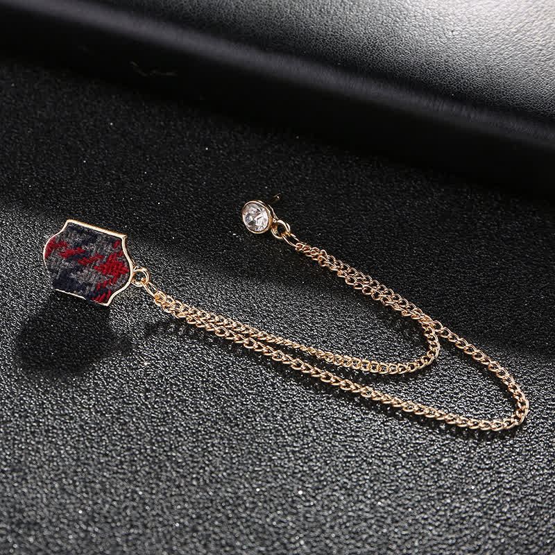 Men's British Cloth Personality Brooch - Image 3