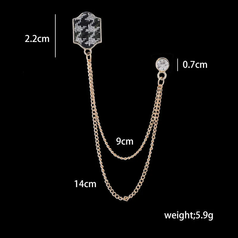 Men's British Cloth Personality Brooch - Image 5