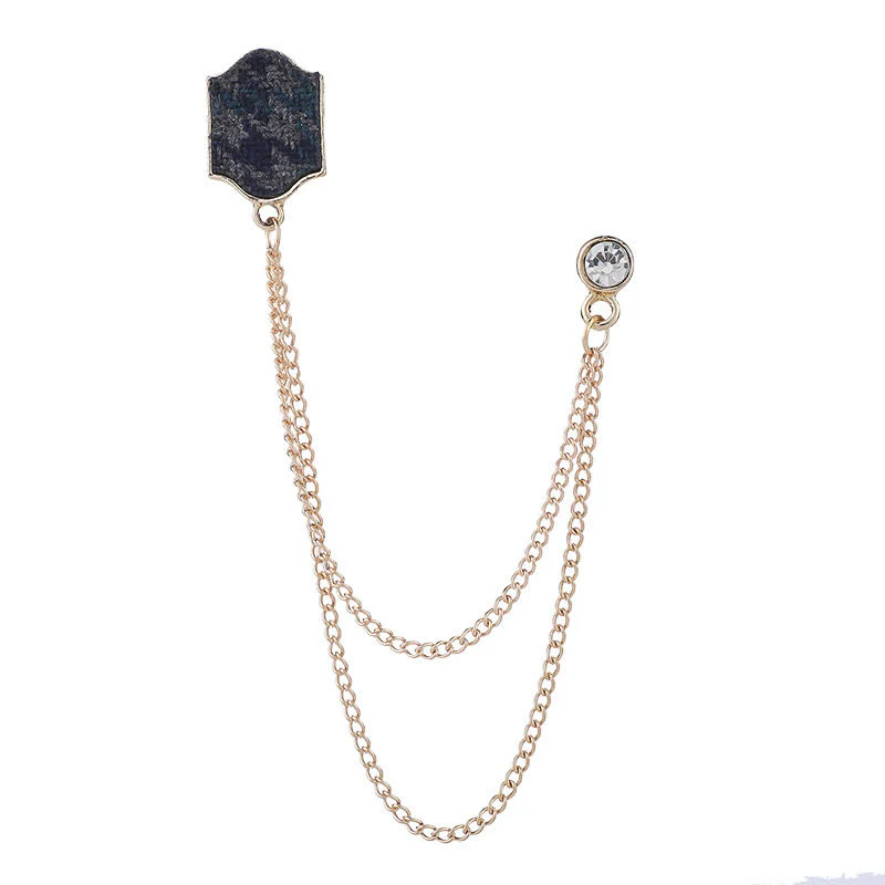 Men's British Cloth Personality Brooch - Image 7