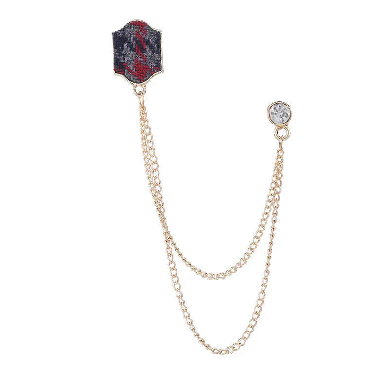 Men's British Cloth Personality Brooch - Image 8