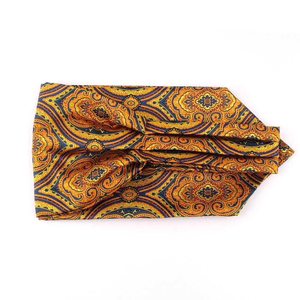 Men's British Retro Elegant Printed Cravat For Suit Shirt - Image 5
