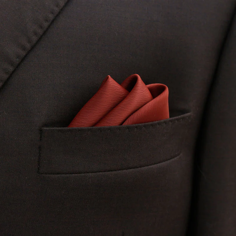 Men's Bud-Like Solid Color Pointed Bow Tie - Image 14