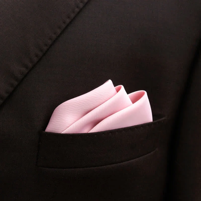 Men's Bud-Like Solid Color Pointed Bow Tie - Image 21