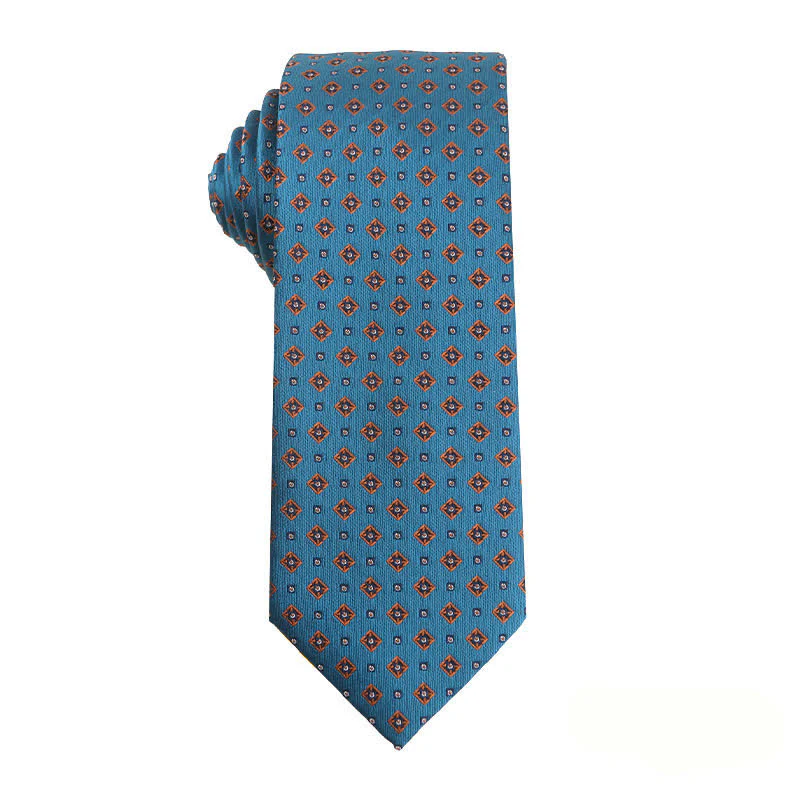 Men's Business Lake Blue Series Necktie - Image 3