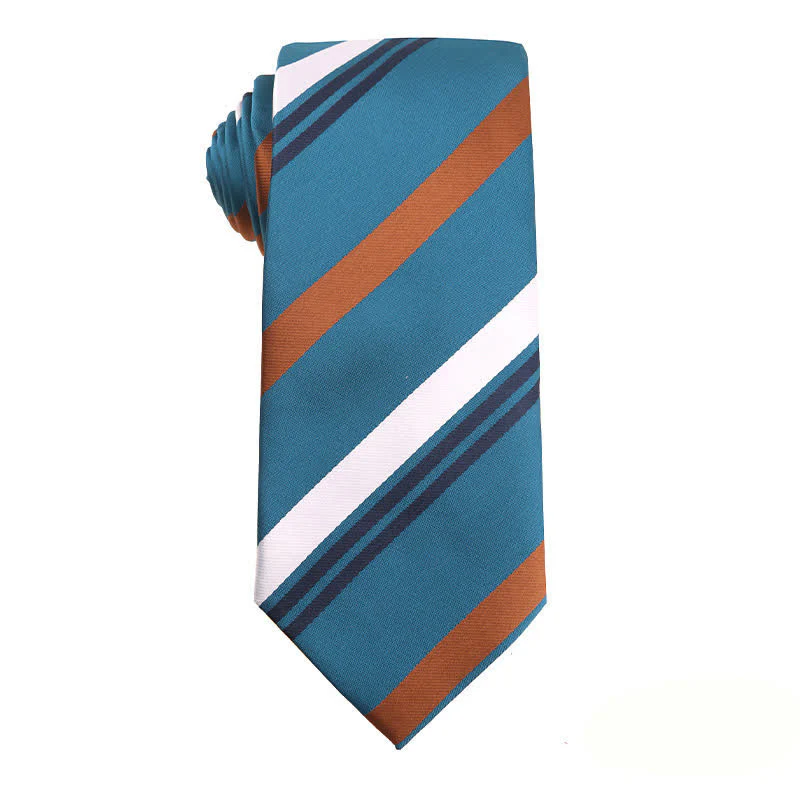 Men's Business Lake Blue Series Necktie - Image 6