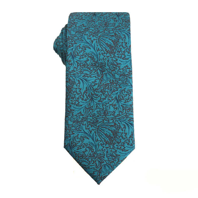 Men's Business Lake Blue Series Necktie - Image 7