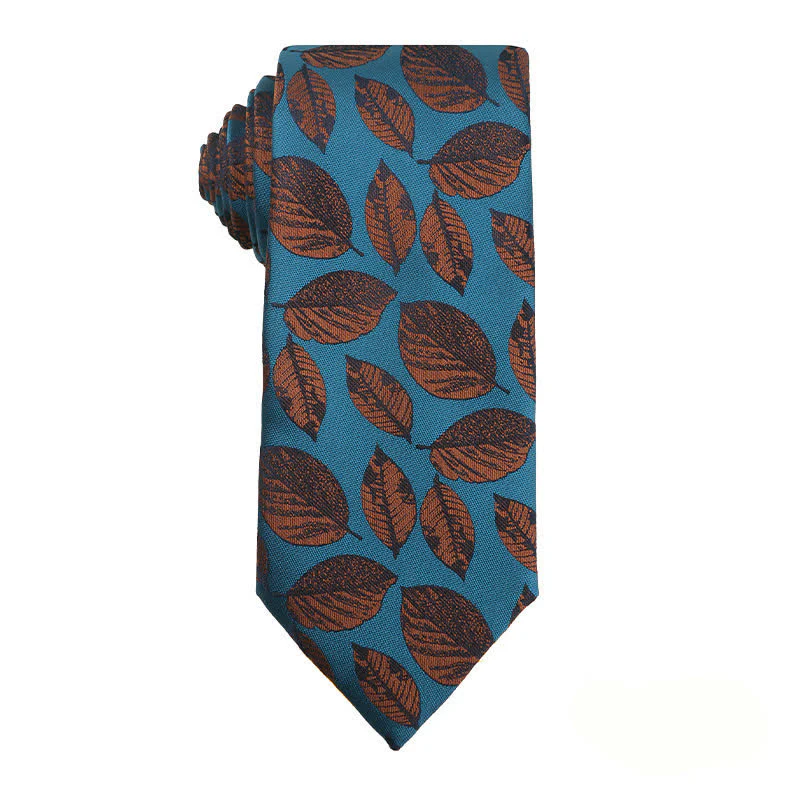 Men's Business Lake Blue Series Necktie - Image 8