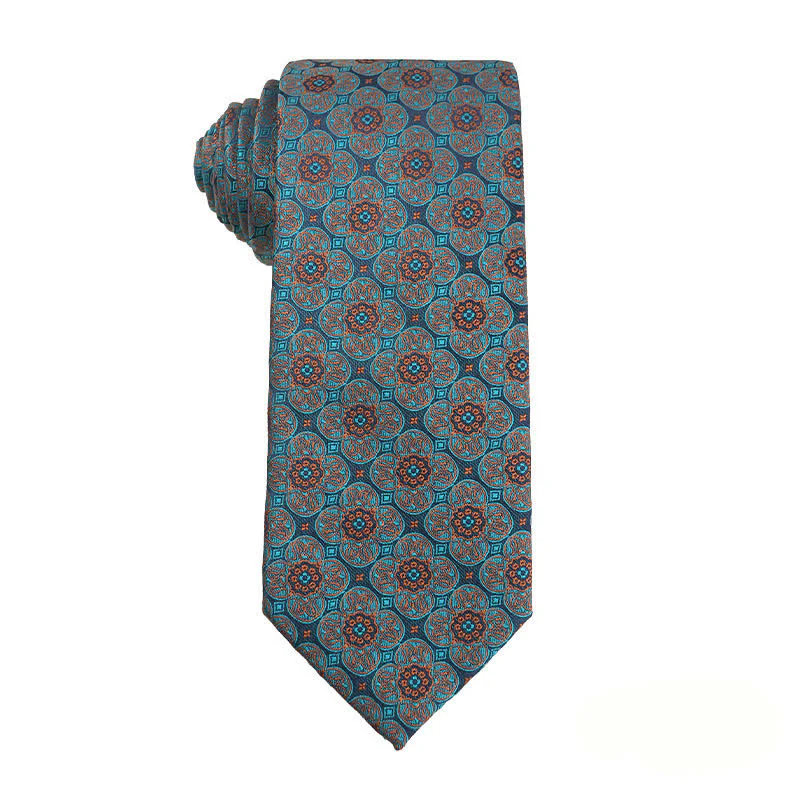 Men's Business Lake Blue Series Necktie - Image 9