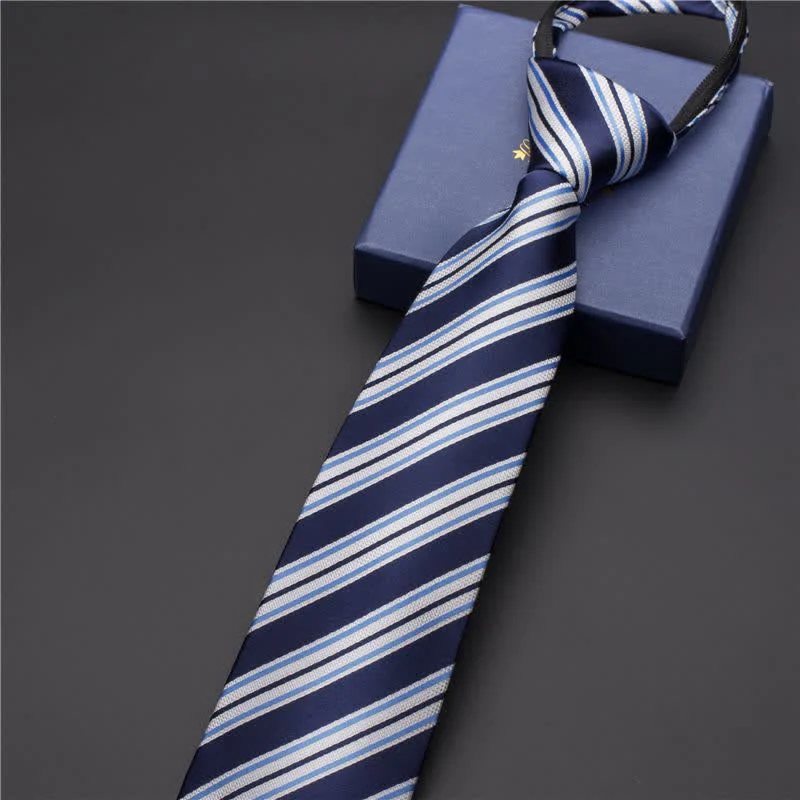 Men's Business Zipper Tie Novelty Necktie - Image 4