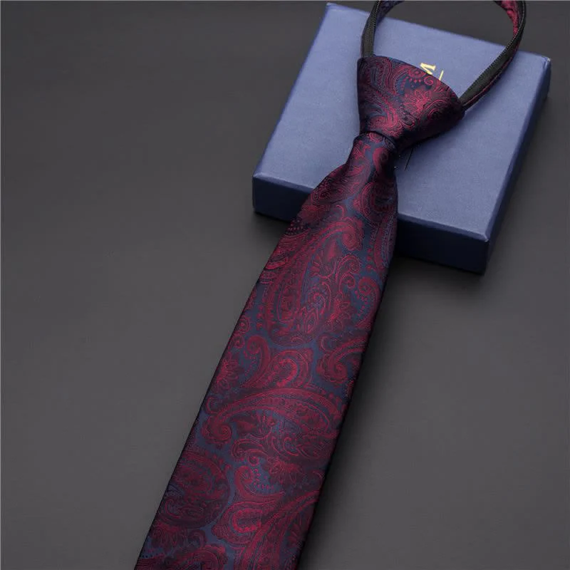 Men's Business Zipper Tie Novelty Necktie - Image 5