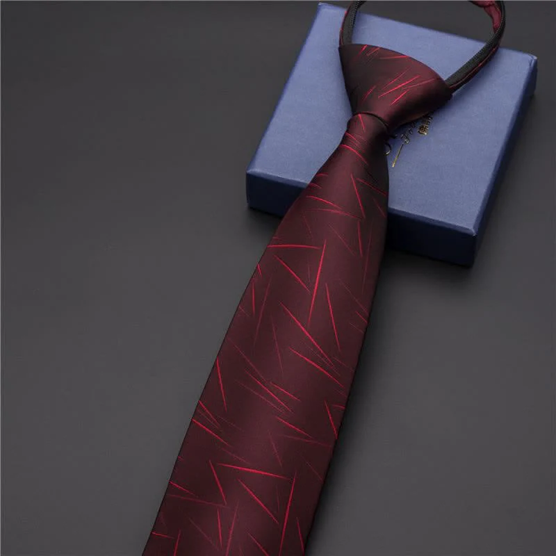 Men's Business Zipper Tie Novelty Necktie - Image 7