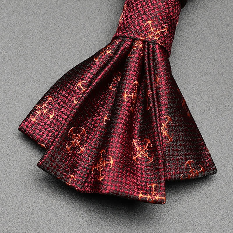 Men's Casual Burgundy Voyager Rudder Bow Tie - Image 4