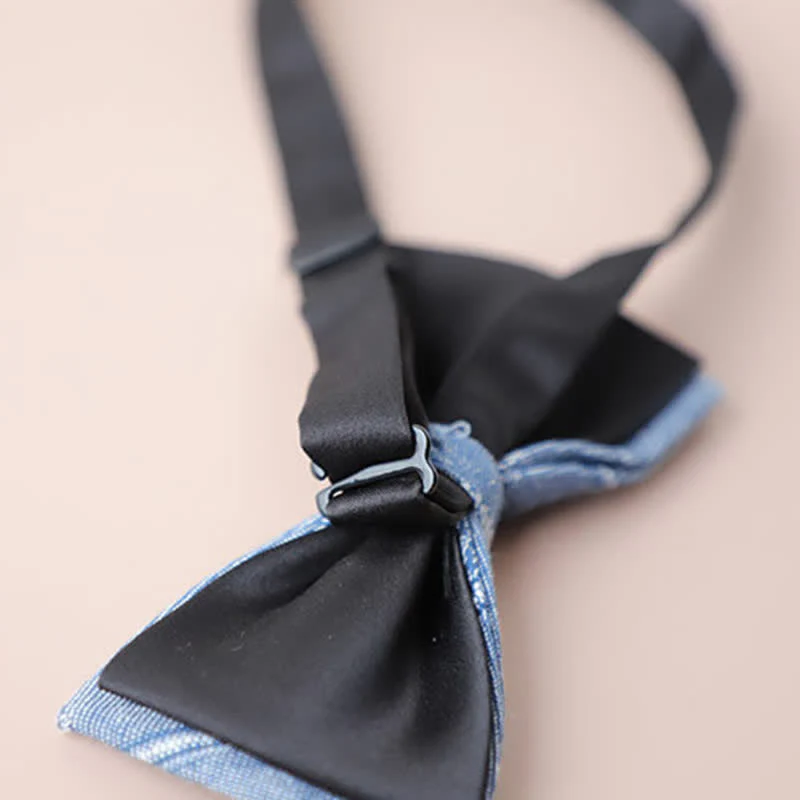 Men's Casual Formal Party Retro Plaid Bow Tie - Image 4
