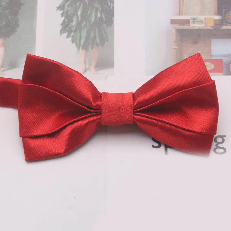 Men's Casual Simple Classic Solid Color Bow Tie - Image 6