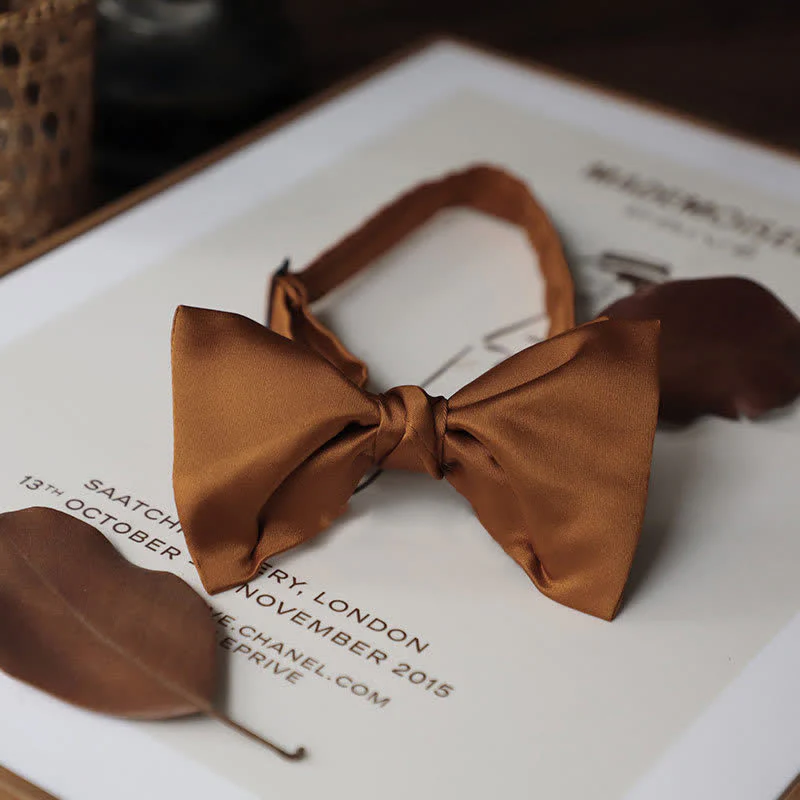 Men's Century Retro Double Layers Bow Tie - Image 10