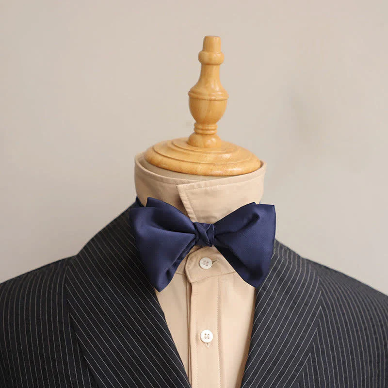 Men's Century Retro Double Layers Bow Tie - Image 8