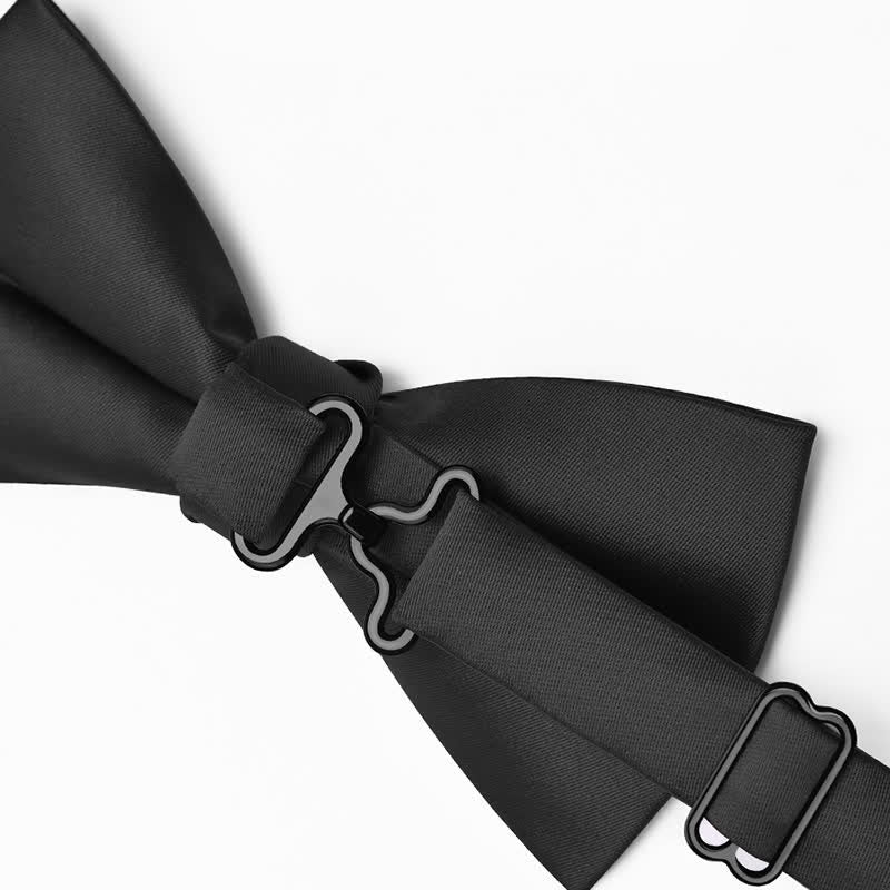 Men's Charming Blossom Checked Pattern Bow Tie - Image 4