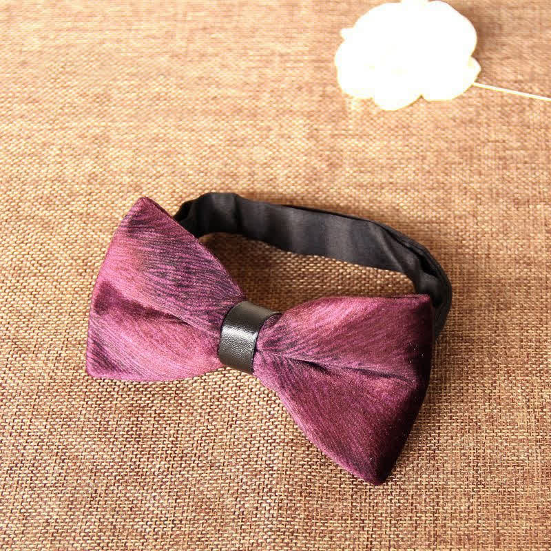 Men's Chic Luxury Velvet Banquet Suit Bow Tie - Image 16