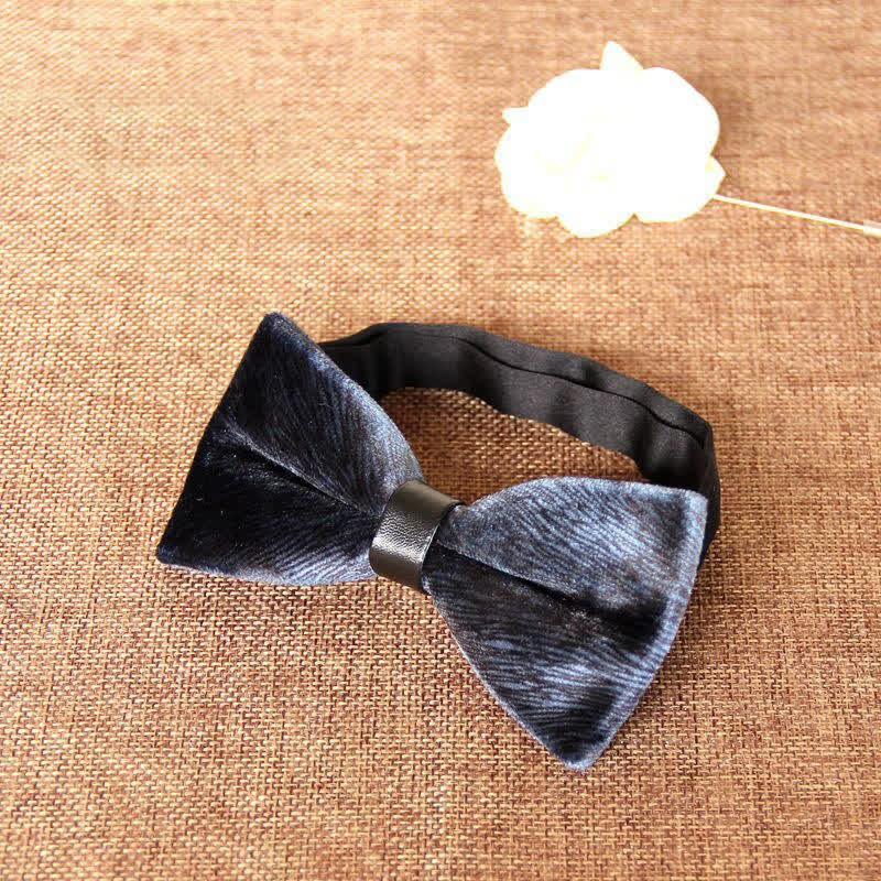 Men's Chic Luxury Velvet Banquet Suit Bow Tie - Image 19