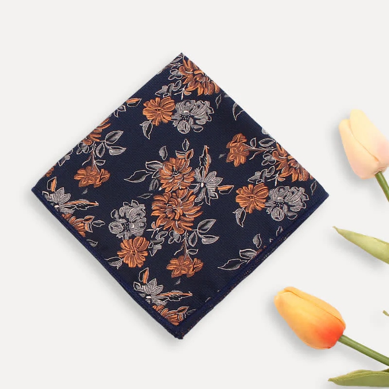 Men's Chrysanthemum Floral Casual Wear Necktie - Image 2