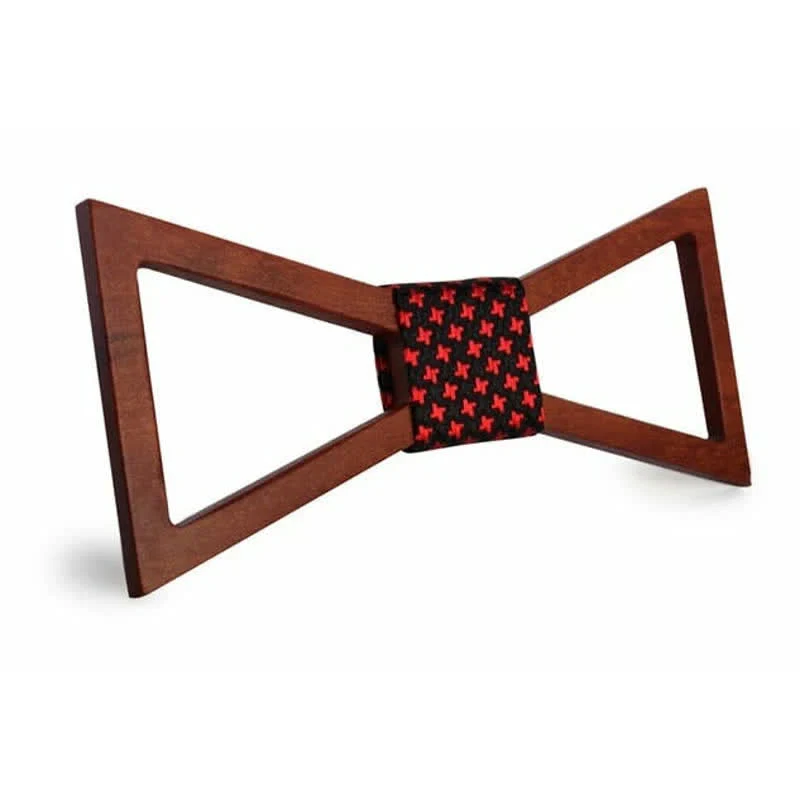 Men's Classic Framed Wooden Bow Tie - Image 6
